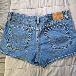 Levi's Women's Blue Denim Shorts Size 11 JR
